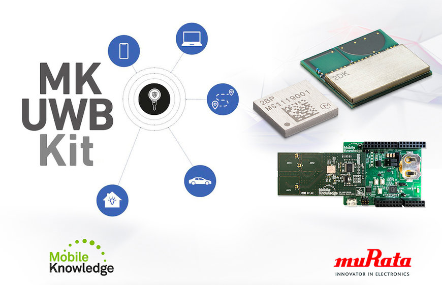 Murata and MobileKnowledge partner to provide precise UWB position detection modules